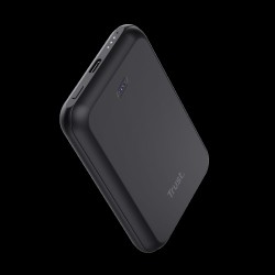 Trust banco de energia inalambrico 5000 mah color negro batería magnética iPhone 12 superior - 24877