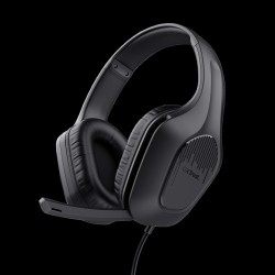 Trust audifonos alambricos gamer color negro - 24990