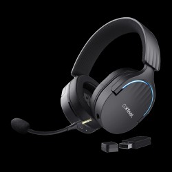 Trust audifonos inalambricos gamer color negro - 24901
