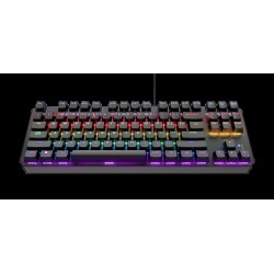 Trust teclado mecanico gamer en español iluminado - 24407