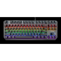 Trust teclado mecanico gamer en español iluminado - 24407