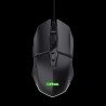 Trust mouse alambrico gamer color negro iluminado - 25036