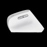 Trust mouse vertical ergonomico inalambrico Bayo color blanco recargable - 25398