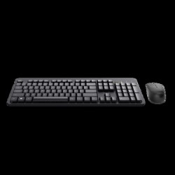 Trust combo teclado y mouse inalambrico silencioso TKM-360 en español - 25356 CAJA MARRÓN