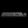 Trust combo teclado y mouse inalambrico silencioso TKM-360 en español - 25356 CAJA MARRÓN