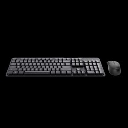 Trust combo teclado y mouse inalambrico silencioso  Ody II en ingles - 25018