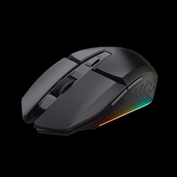 Trust mouse + mousepad  GXT112fFelox iluminado y alfombrilla de raton - 25070