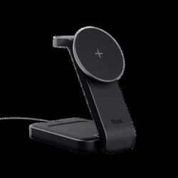 Trust soporte Viro de carga magnetico inalambrico 3 en 1 para iPhone, Apple Watch y AirPods - 25464