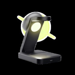 Trust soporte Viro de carga magnetico inalambrico 3 en 1 para iPhone, Apple Watch y AirPods - 25464
