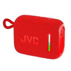 JVC audio portable bluetooth de 5W con luz ambiental resistente al agua rojo - XS-XS-KY2115R
