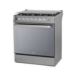 Midea Cocina De gas de 30" 6 quemadores Acero inoxidable MGS30FS1LIFSSSF