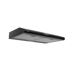 Midea Extractor Campana de pared de 24" Negro MJUD24S3GB