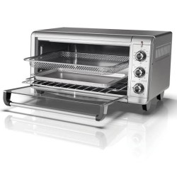 Black + Decker horno tostador con freidora de aire 9 rebanadas  TO4315SS-LA