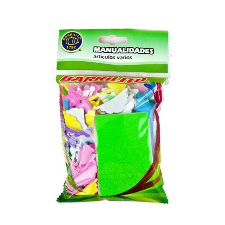 Barrilito calcomanias de foamy cumpleaños fs015 270 piezas