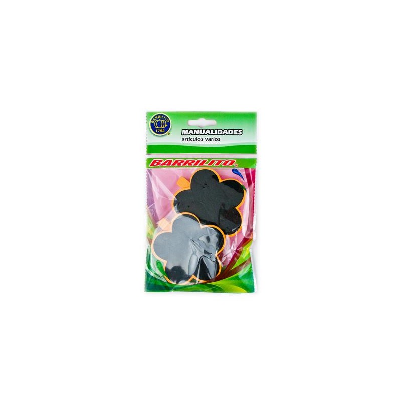 Barrilito clip de madera pizarron flores wclp12 2 piezas