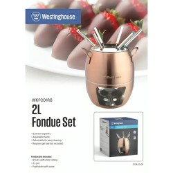 Westinghouse juego de fondue inoxidable