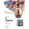 Westinghouse juego de fondue inoxidable