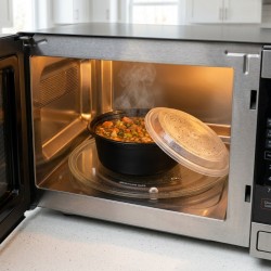 Bowl plastico negro 24oz