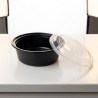 Bowl plastico negro 24oz