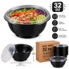 Bowl plastico negro 32oz