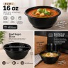 Bowl plastico negro 16oz