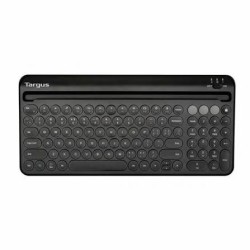 Targus  teclado bluetooth antimicrobiano multidispositivo con soporte para tableta/telefono color negro - AKB867ES