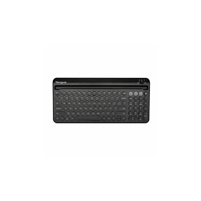 Targus  teclado bluetooth antimicrobiano multidispositivo con soporte para tableta/telefono color negro - AKB867ES