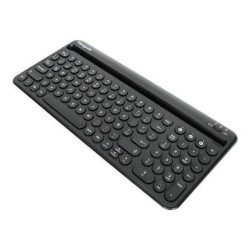 Targus  teclado bluetooth antimicrobiano multidispositivo con soporte para tableta/telefono color negro - AKB867ES