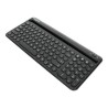 Targus  teclado bluetooth antimicrobiano multidispositivo con soporte para tableta/telefono color negro - AKB867ES