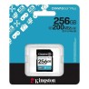 Kingston memoria SDXC 256GB canvas go plus Gen 4 200 MB/S para camaras y video 4K - SDG4/256GB