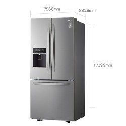 LG Refrigerador French Door 22 pies color Plateado LM22SGPK