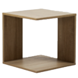 Kenneth Cole estante de cubo color roble - KCWD2022053-OA