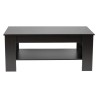 Kenneth Cole mesa de centro  cubierta color negro y café‚ oscuro -KCWD2022058-BR