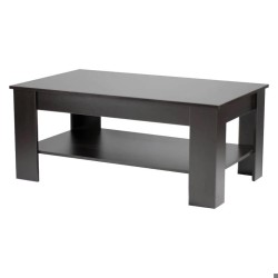Kenneth Cole mesa de centro  cubierta color negro y café‚ oscuro -KCWD2022058-BR