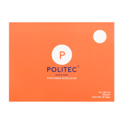 Block Acrilico/Acuarela POLITEC 280gr 20hjs 23x30,5cm