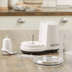 Black + Decker pica todo  1.5 tazas 70w blanco HC150W