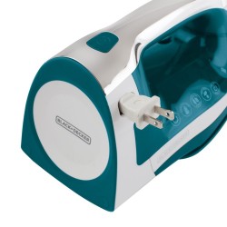 Black + Decker plancha de vapor suela ceramica cable retractil vitessa ICR1924