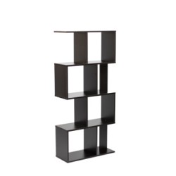 Kenneth Cole estante 4 niveles color café  W60 x H130 x D24 cm-KCWD2022051-B
