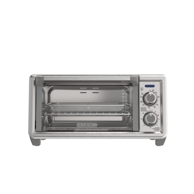 Black + Decker horno con freidora de aire 4 rebanadas - TO4125-0SDLA