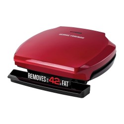 George foreman parrilla tipo grill 5 porciones roja GR350FR-LA