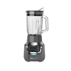 Black + Decker licuadora digital 3 velocidades con filtro jarra vidrio y vaso personal BL1350g
