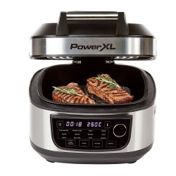 Power XL freidora de aire con parrilla 12 en 1 digital 6QT MFC-AF-6C-LA