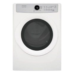 Frigidaire secadora carga frontal gas premium care blanca 21 Kg FDGX22E4EW