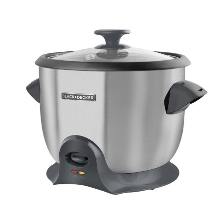 Black + Decker olla arrocera 20 tz cocidas inox RC620SS