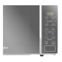 Whirlpool microondas 0.7 pies plateado acabado espejo WM1807D
