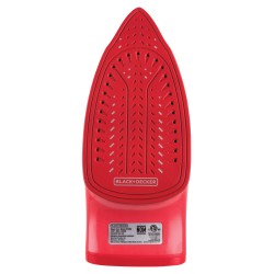 Black + Decker plancha de vapor roja light+easy IR1865