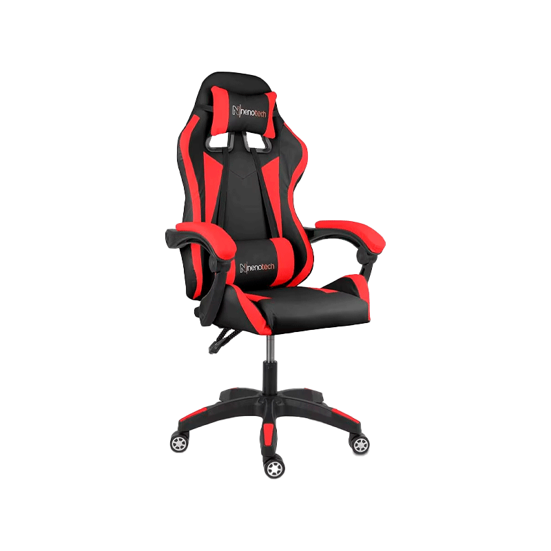 Nenotech silla gaming max negro/rojo 220LB,90-135G,GL2 -A62535