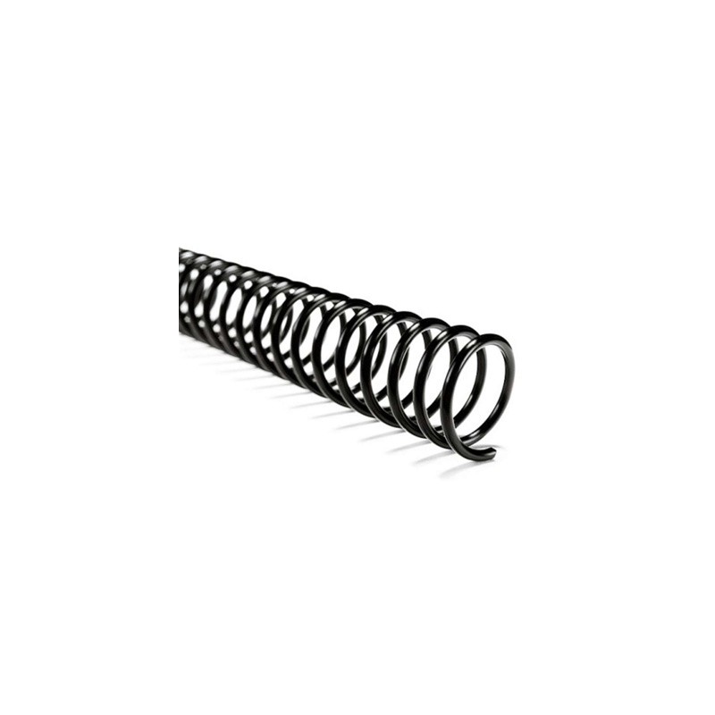 Emdo arillo plastico espiral negro paso 4:1 06mm p/30 hjs  bolsa 100 unidades 1111-10660
