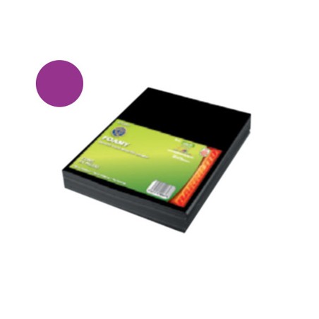 Barrilito foamy  carta terciopelo lila pk 10 unidades fleva006