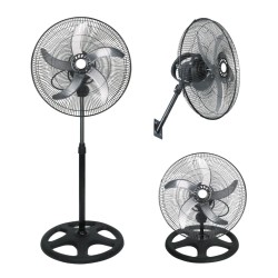 CHIQ Ventilador Pedestal tres en uno 18"- 3 Vel  50W  - CQVF18T1O1HB